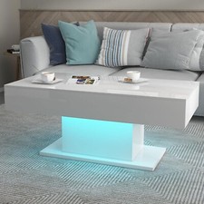 LED Coffee Table High Gloss