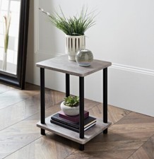 New 2 Tier Side Table Concrete