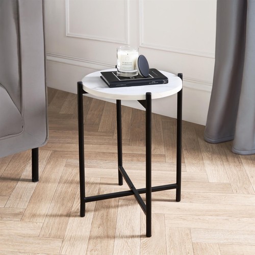 Ohs round side table coffee - table,