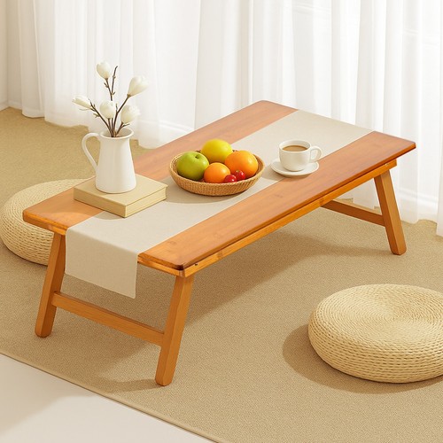 Wooden coffee table - table, folding