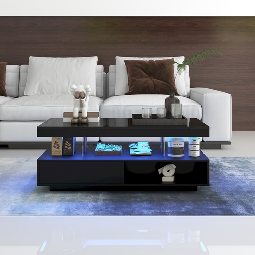 Led coffee table high - table,